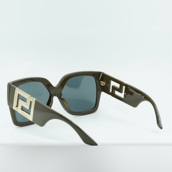 FINAL PRICE BRAND NEW VERSACE GRECA VE4402 GREEN/BROWN SUNGLASSES - Picture 8 of 9
